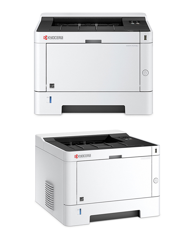 京瓷(kyocera)ecosys p2235dn a4黑白激光打印机(自动双面打印)